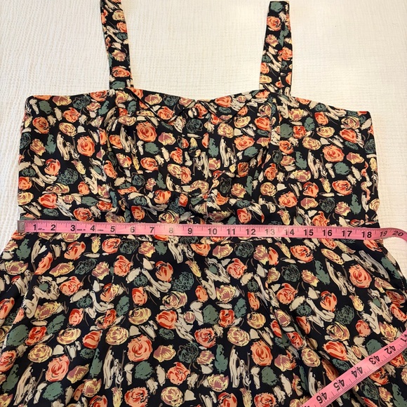 Forever 21 Floral Pocket dress Sz 1x 14 16 - Picture 9 of 12